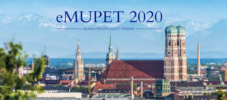 eMUPET 2020: Munich Private Equity Training (MUPET) brings together experts from the PE industry.